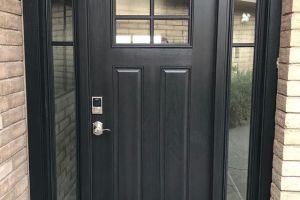 black door side windows