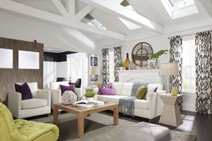 skylights white interior